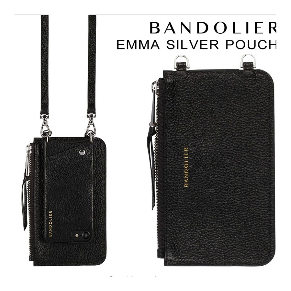 Bandolier POUCH - Black/Silver Fits all sizes